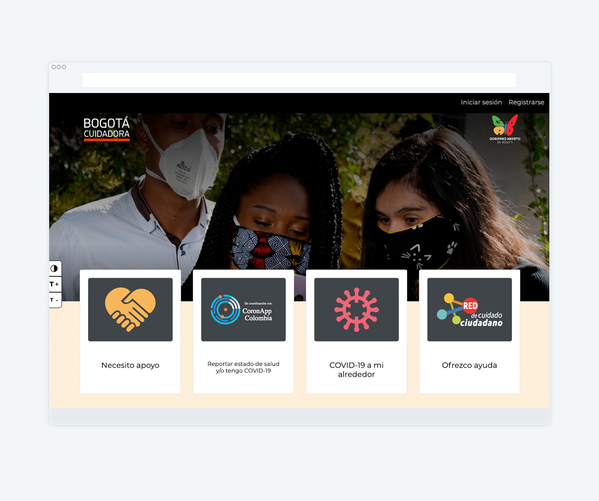 imagen pagina web Bogotá cuidadora - ejemplo 2