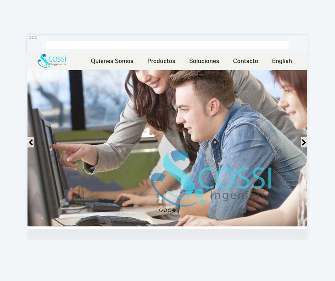 imagen pagina web scossi - ejemplo 2