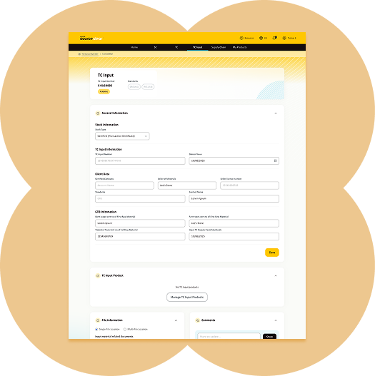Intertek SourceClear Interface